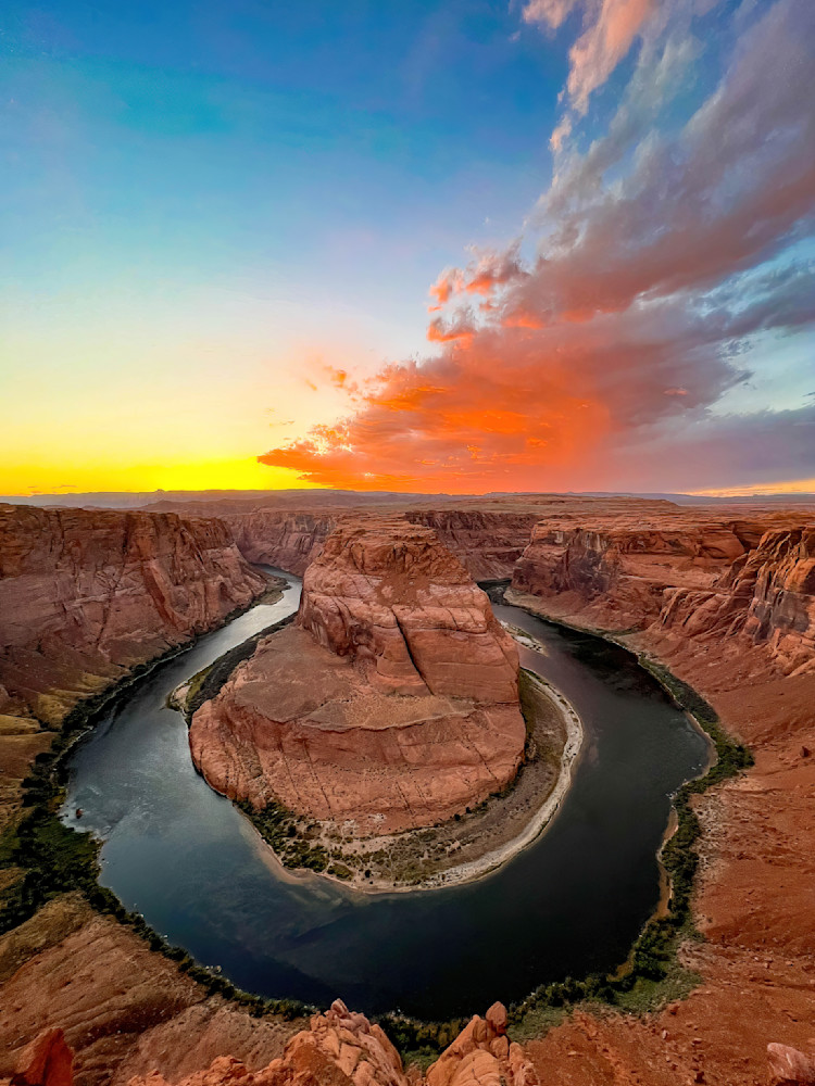 Horseshoe Bend Sunset Photography Art | davehatton