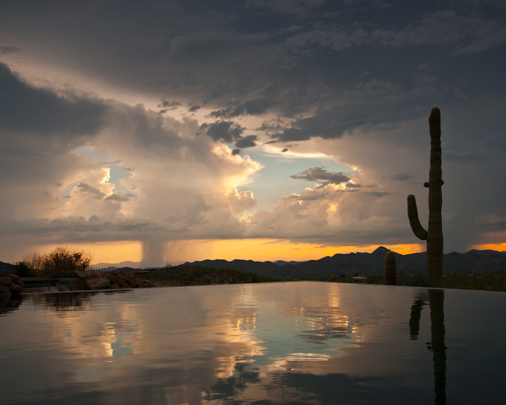 Desert Sunset Thunderstorm Photography Art | Images By Kesel