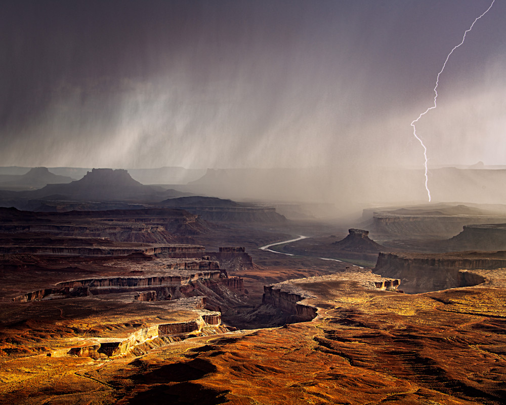 Lightning At Green River Olk Photography Art | Images By Kesel