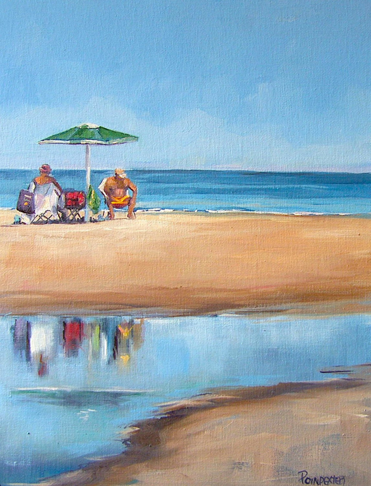 On The Water | Coastal Beach Landscape by Dianna Poindexter