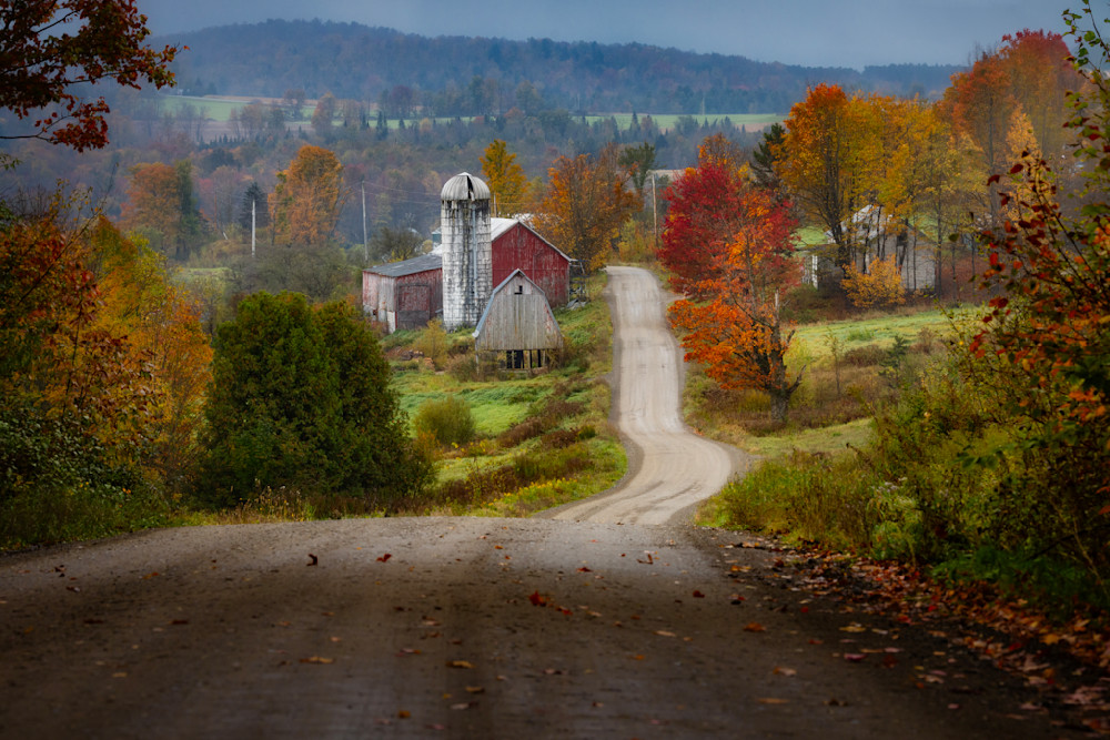 Fleury Farm In Foliage Photography Art | Francois De Melogue