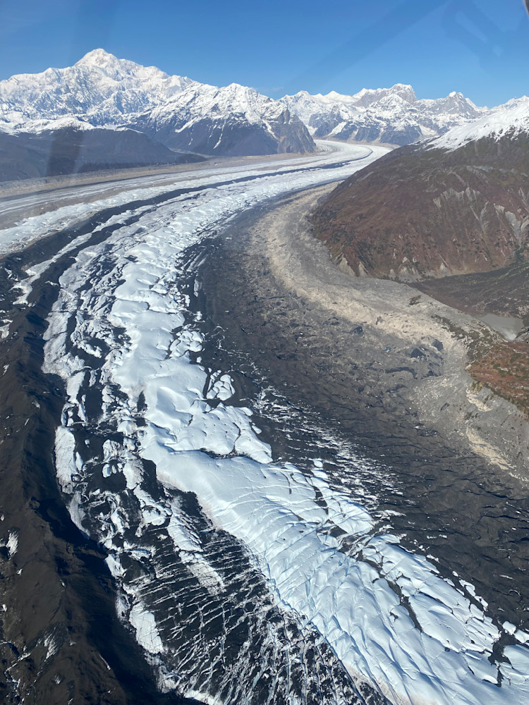 Big Bend Of Ruth Glacier Photography Art | Visionary Adventures, LLC