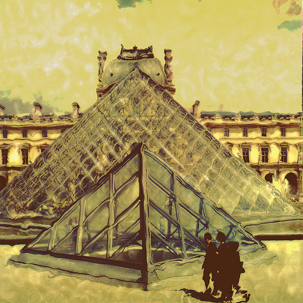 Paris Louvre Pyramid Photography Art | Europa Photogenica     Barbara van Zanten