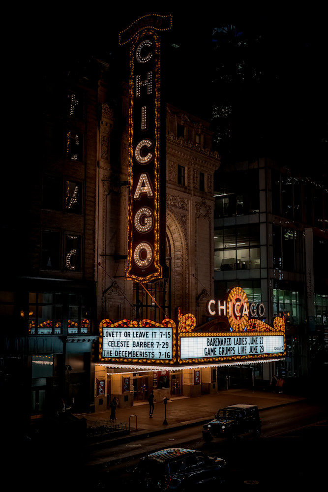 Iconic Chicago Theater Photography Art | Raj Bose Photography