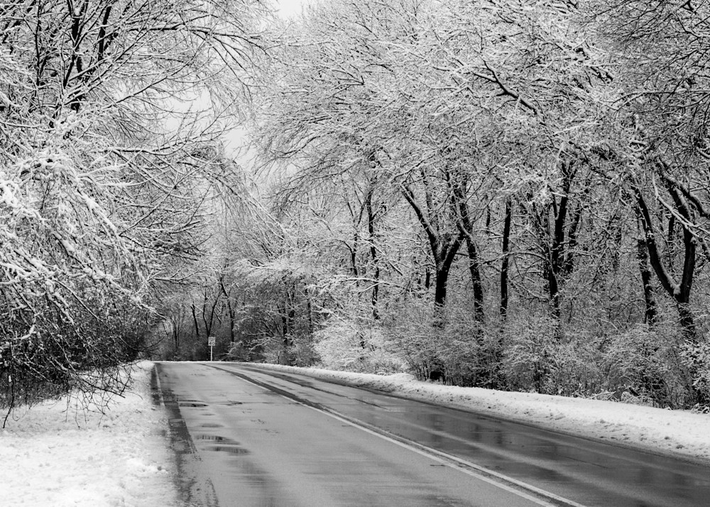 Winter Road Photography Art | Susan Halpin