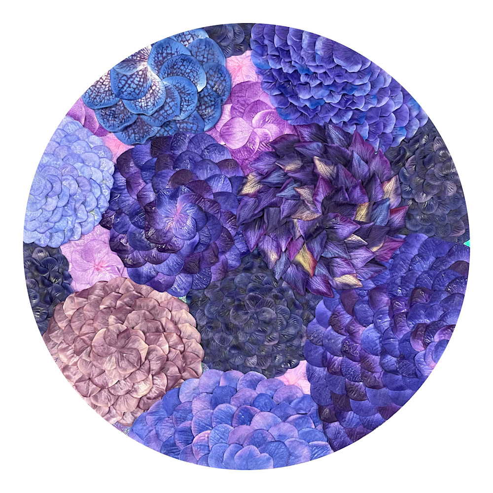 Blooming Purple Art | RAM Creates LLC