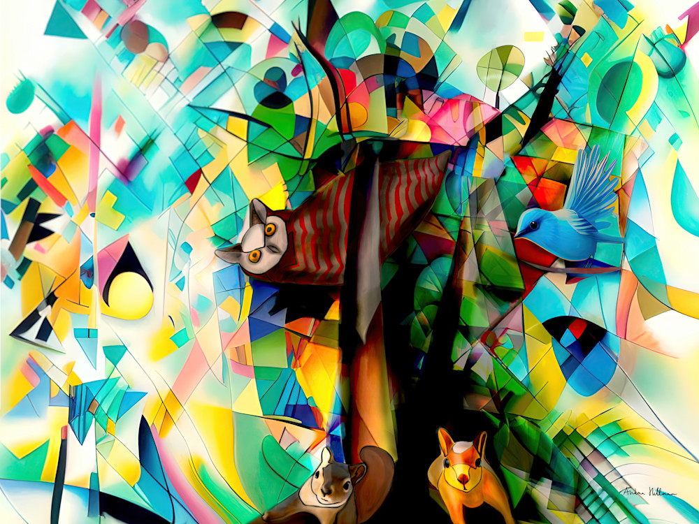 She Climbed To The Top Of The Tree Art | Andrea Hellman