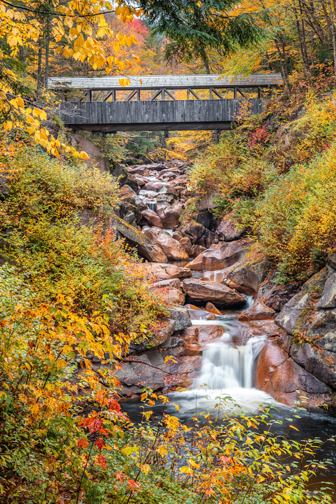 Lincoln, New Hampshire   Flume Gorge Trail   White Mountains Photography Art | Jeremy Noyes Fine Art Photography