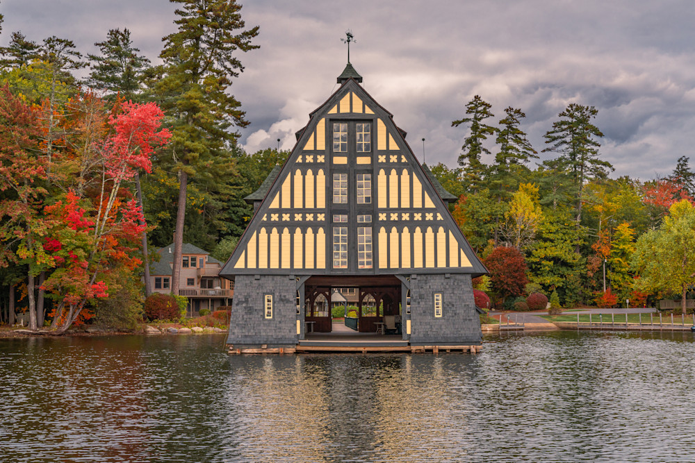 Moultonborough New Hampshire   Lake Winnipesaukee   Swallow Boathouse Photography Art | Jeremy Noyes Fine Art Photography