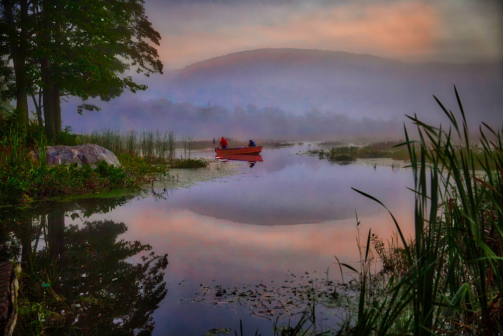 Fishing At Dawn Photography Art | Anne Majusiak Photography