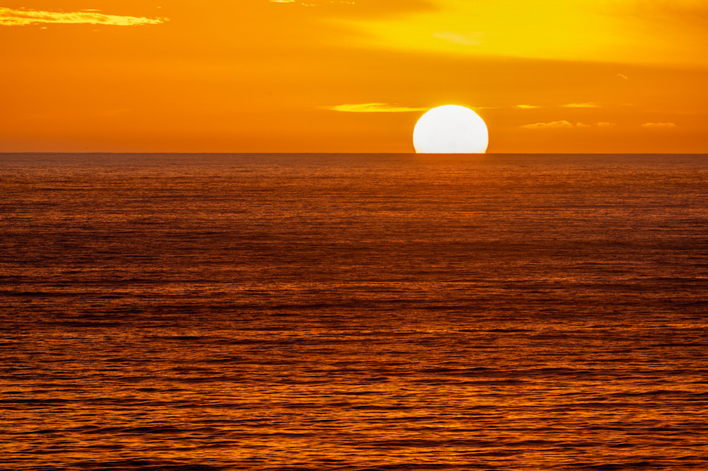 Sunset over Malibu