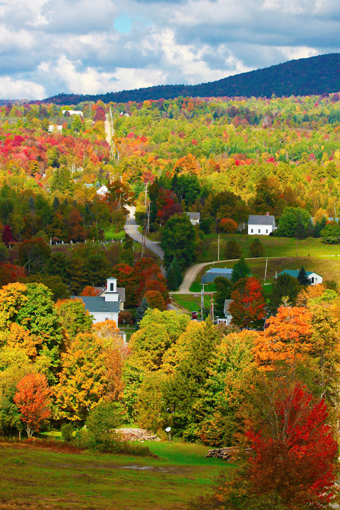 A Fine Autumn Morning In Lincoln, Vermont Photography Art | Anne Majusiak Photography