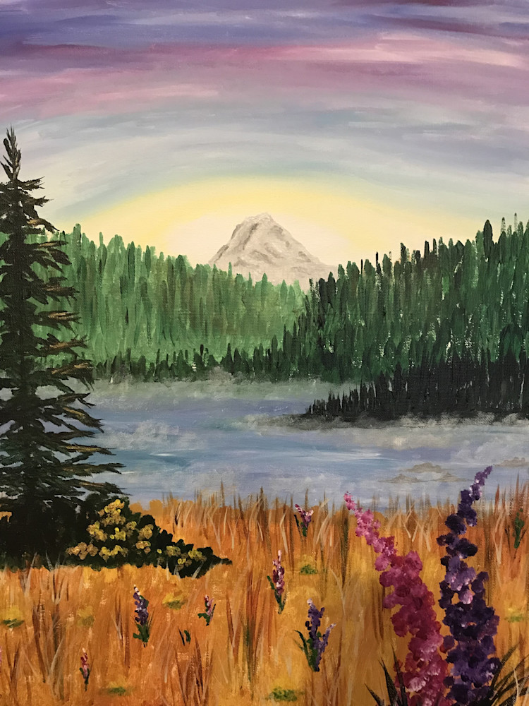 Mt Hood Summer Meadow Art | Covey Artistic Creations