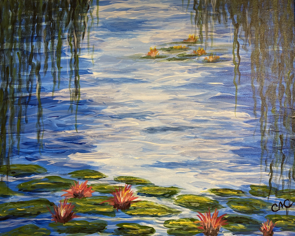 Waterlilies Revisited Art | Covey Artistic Creations