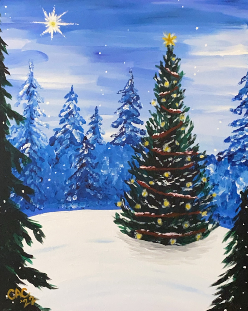 Silent Night In The Mountains Art | Covey Artistic Creations