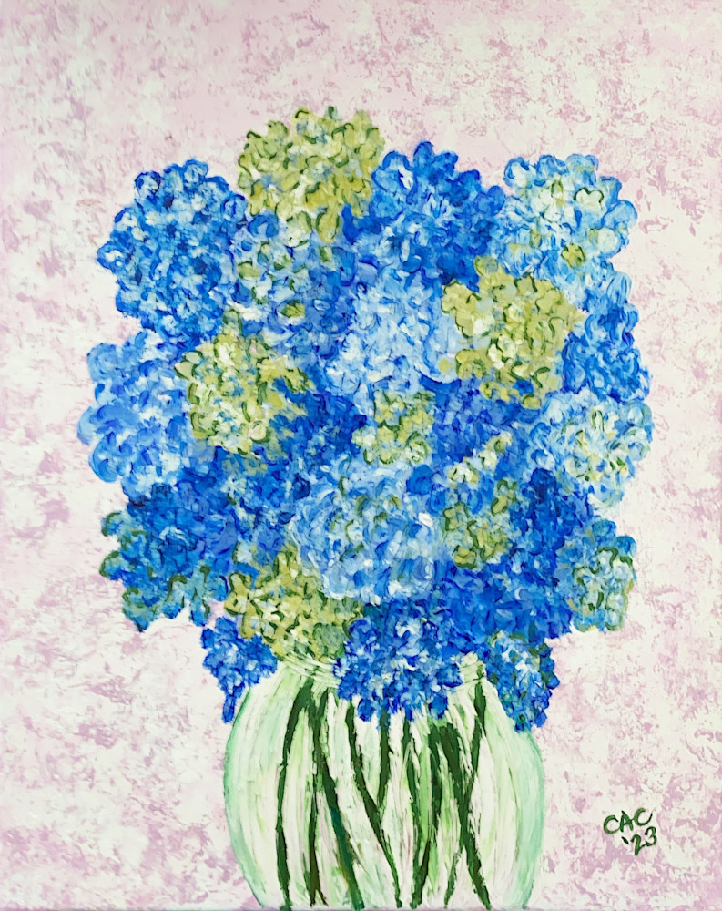 Blue Hydrangeas Art | Covey Artistic Creations