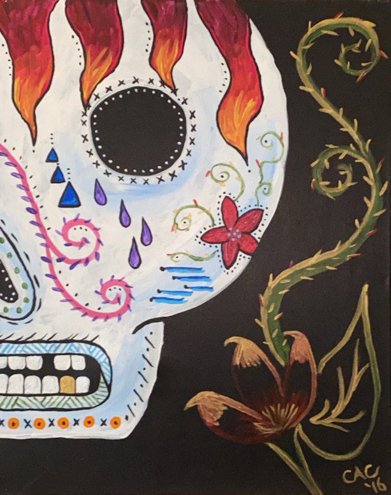 Day Of The Dead Skull Art | Covey Artistic Creations