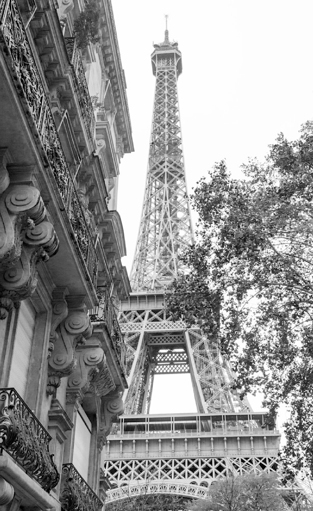 Paris Eiffel Tower Bw Photography Art | Europa Photogenica     Barbara van Zanten