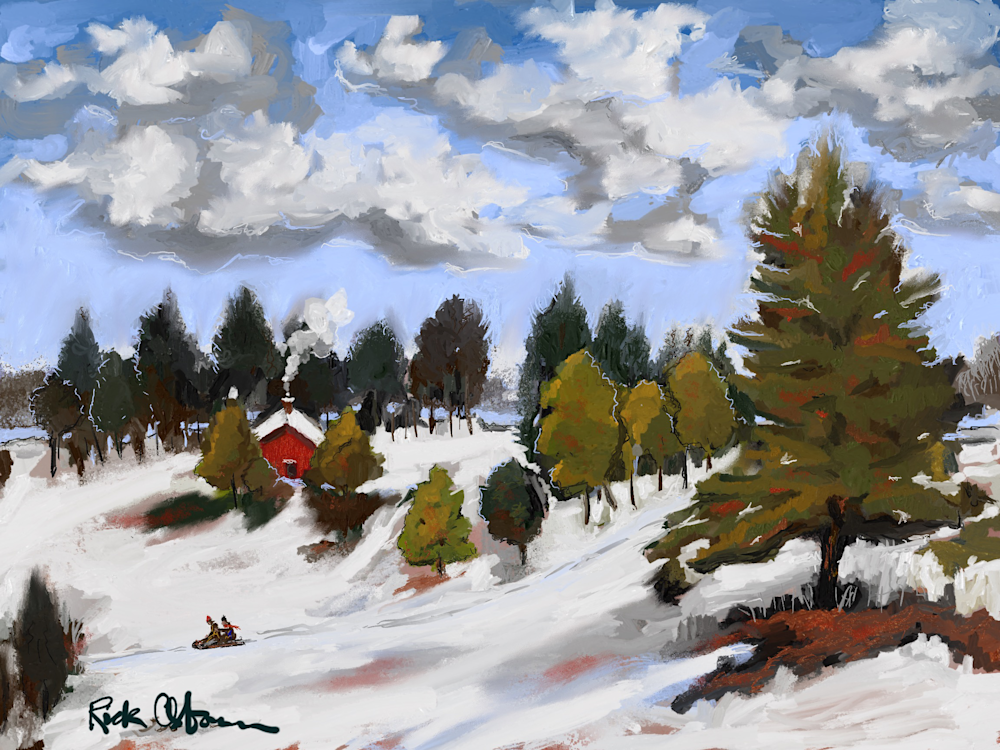 Dashing Through The Snow Art | Rick Osborn Art