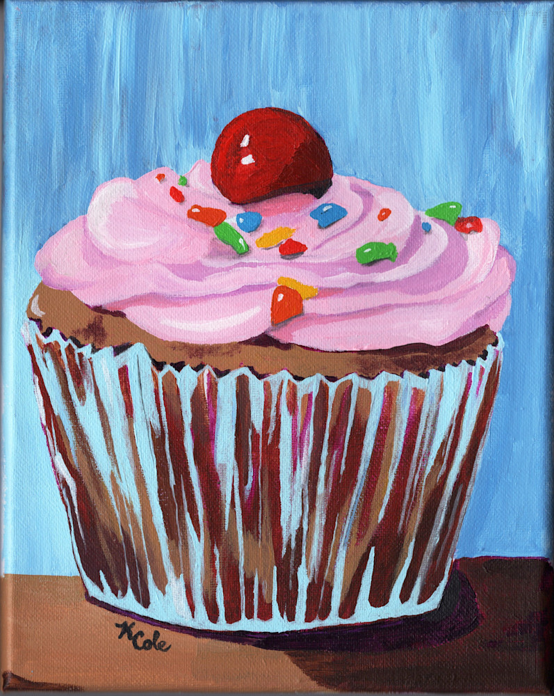 Bold Birthday Cupcake  Art | Cole Farmhouse Art