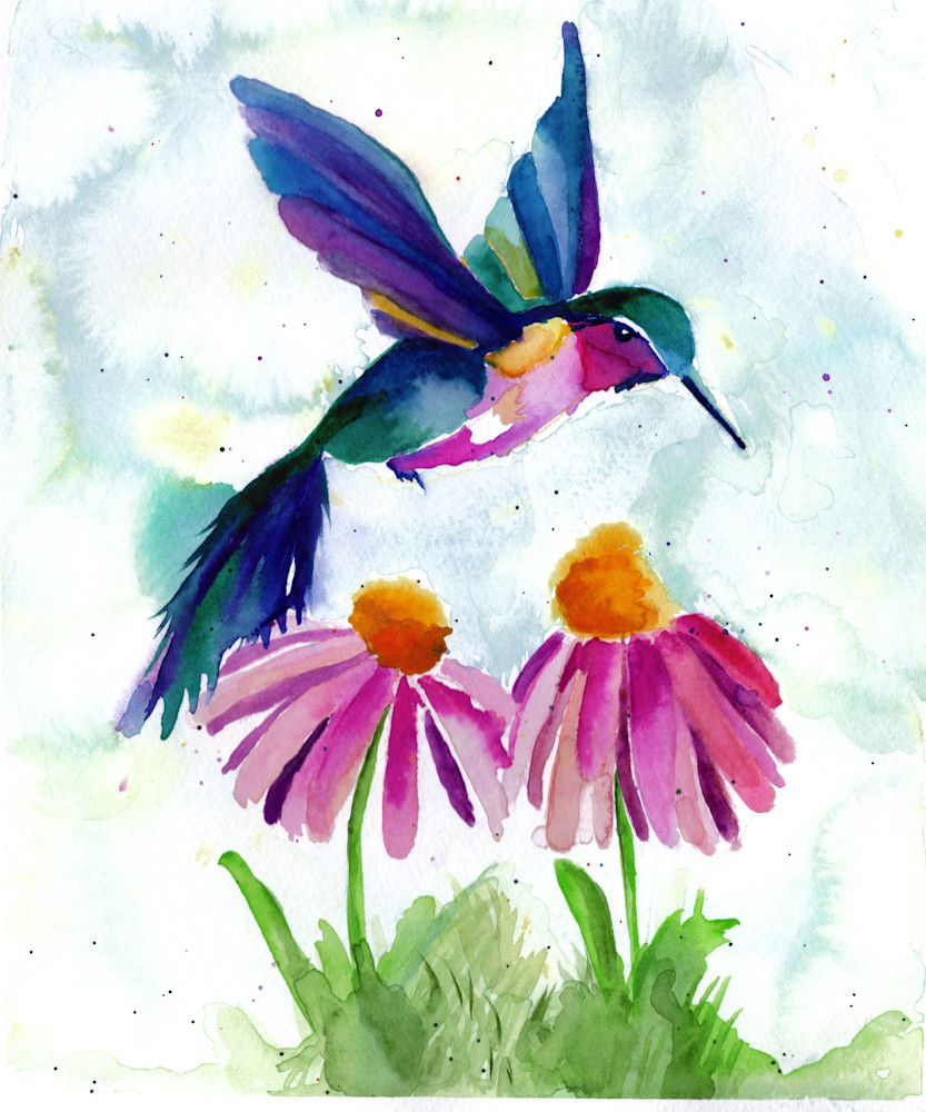 Dancing Hummingbird  Art | Cole Farmhouse Art