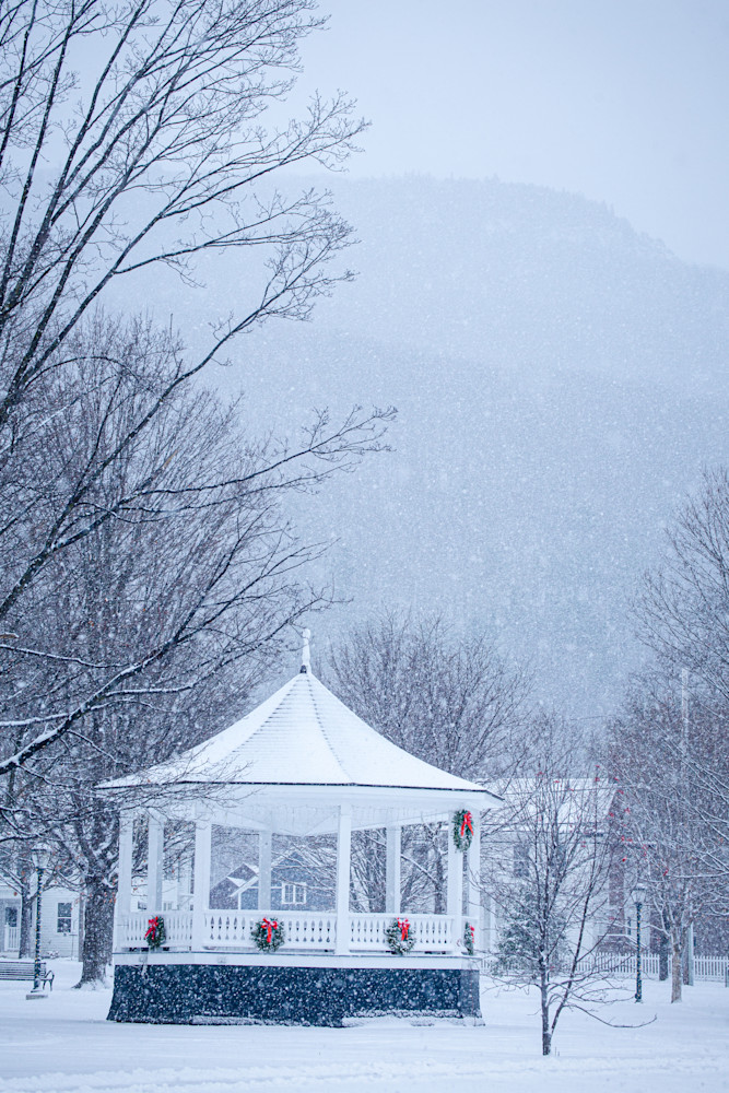 Village Bandstand Before The Holidays Photography Art | Anne Majusiak Photography