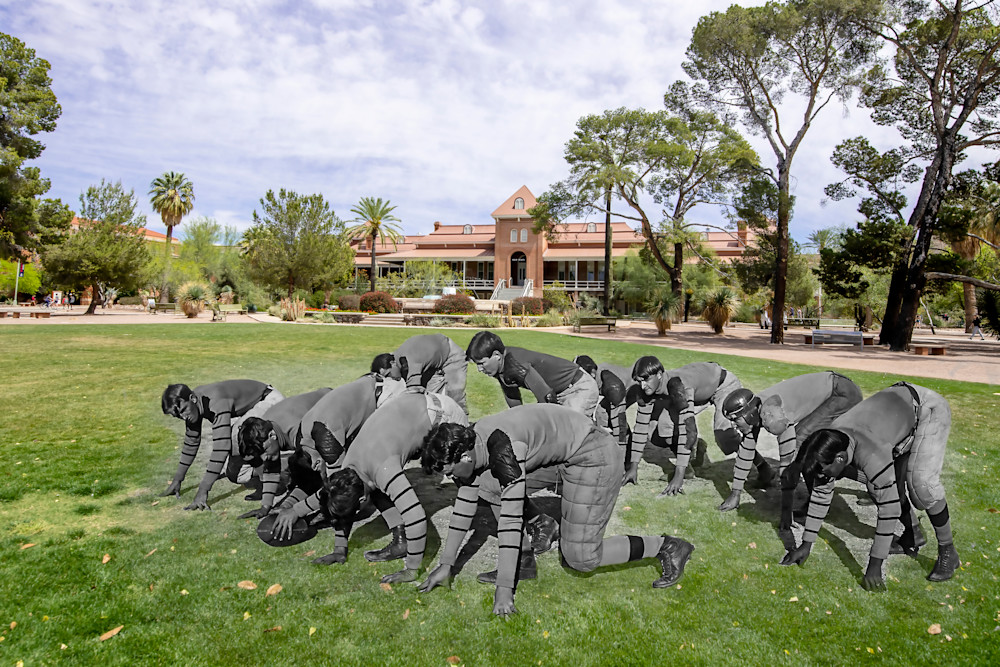 Football At Old Main 1902 / 2023 Art | Mark Hersch Photography