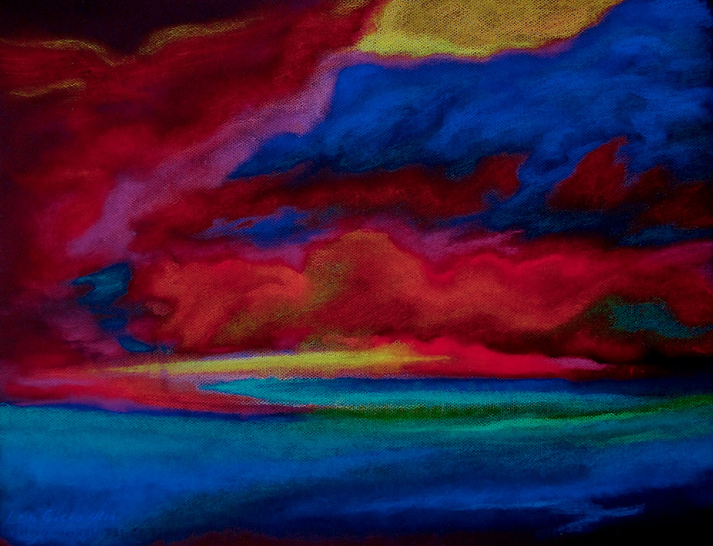 Apocalyptic Fiery Skies In The Heavens Art | lencicio
