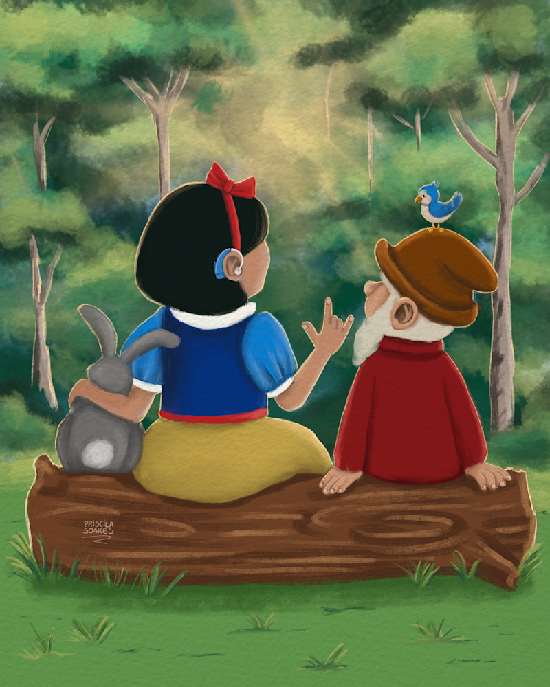 Snow-white