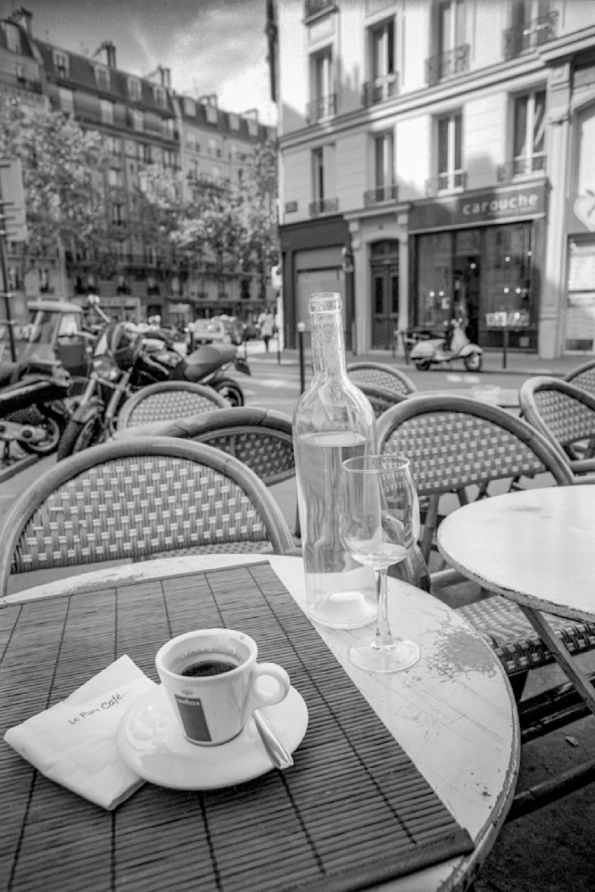 Paris View of Rue Charonne from the Pur Cafe