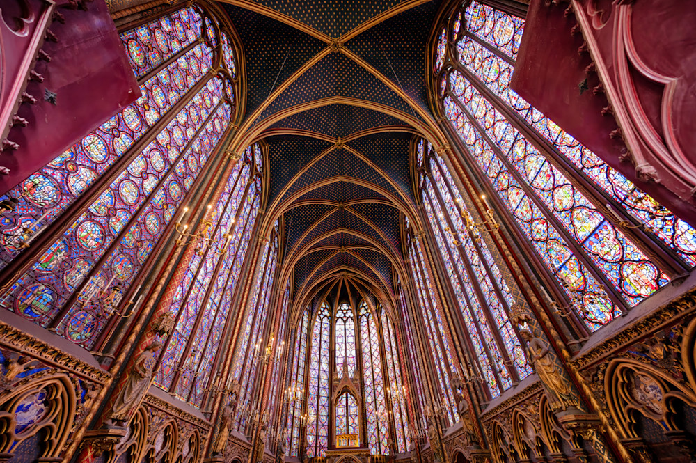 Sainte Chapelle, Paris Photography Art | Anand's Photography