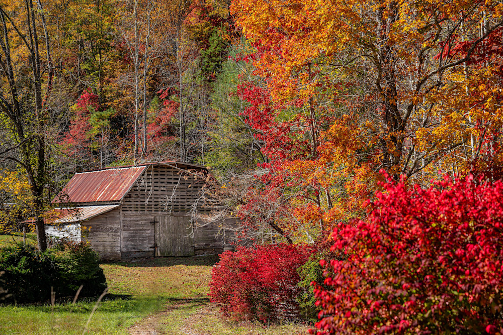 Barn Of Autumn Photography Art | kramkranphoto