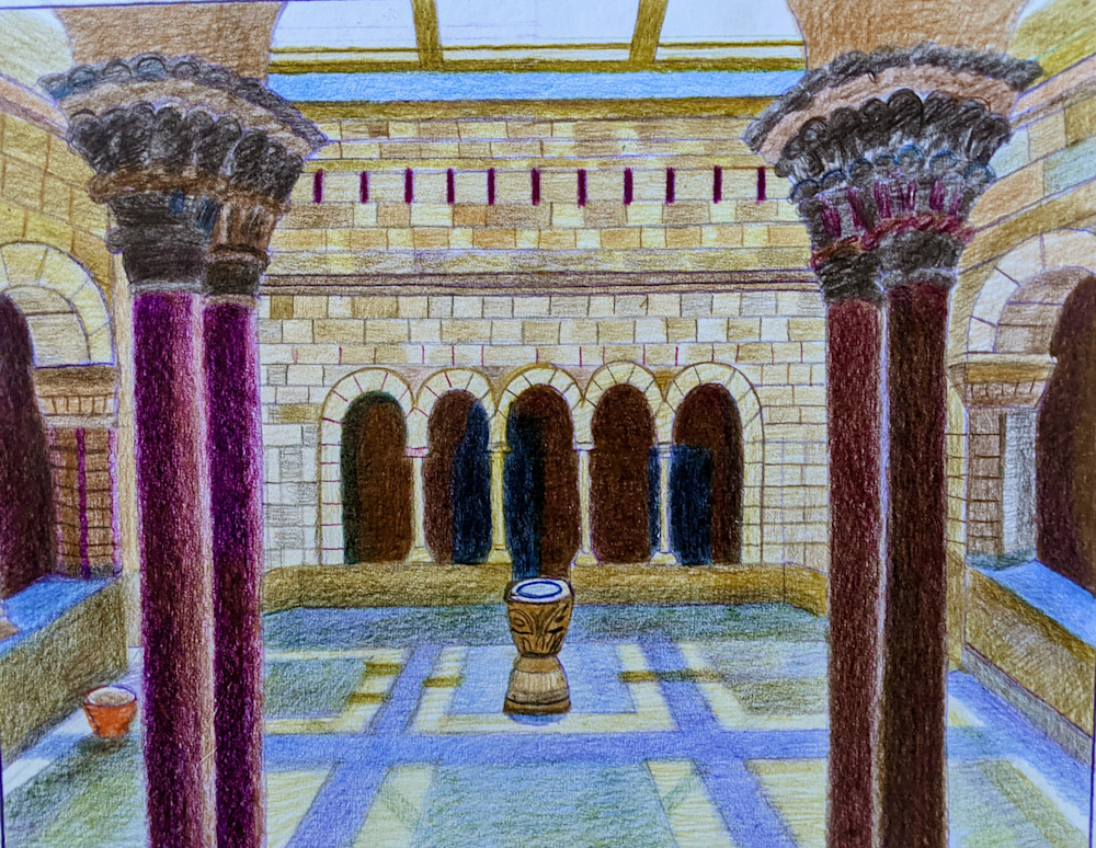 The Cloisters Courtyard At Fort Tryon Park Nyc Art | lencicio