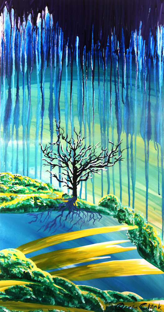 Tree Winter14x28 Art | Ocean Clark Art