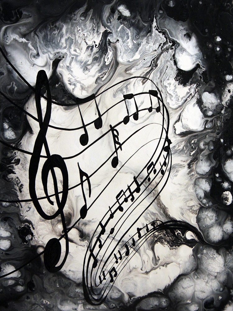 Img 0258 Music Abstract Jazz Ferns Art | Ocean Clark Art