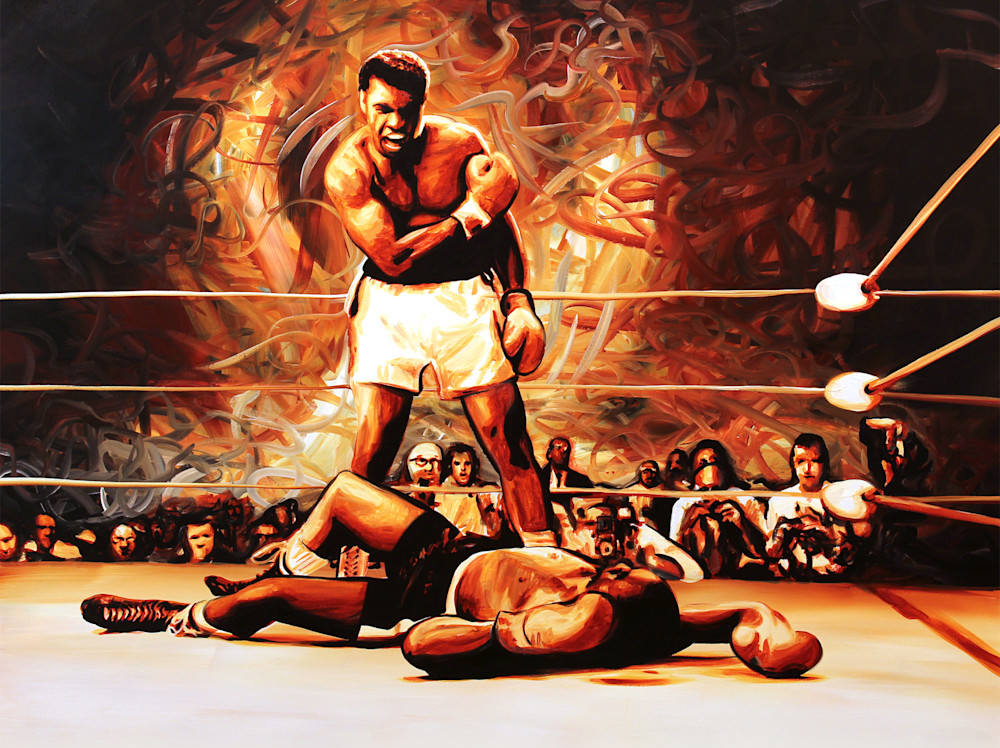 Ali Boxing Art | Ocean Clark Art