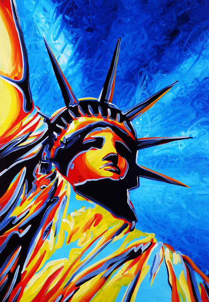 Lady Liberty Art | Ocean Clark Art