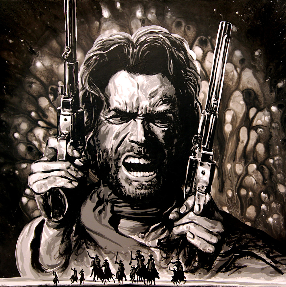 Img 5449 Clint Eastwood Art | Ocean Clark Art