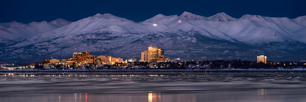 Anchorage Skyline Photography Art | EAB Photography LLC