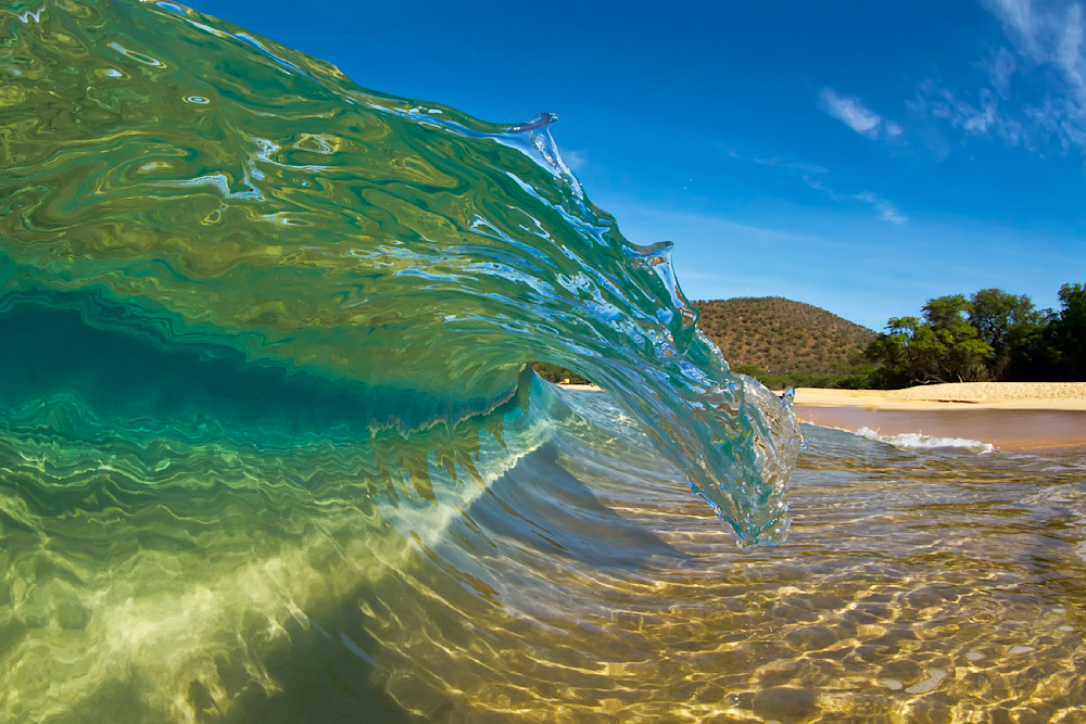 Shorebreak Curl Photography Art | Window To Paradise