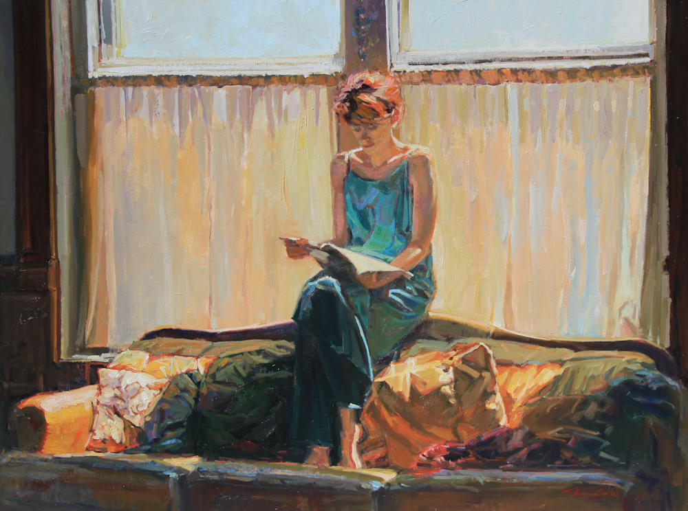 Saturday Morning News Art | PleinAirParadise.com