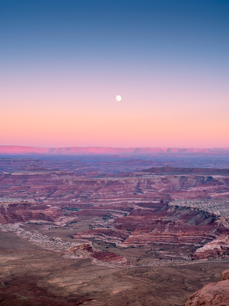 Moonrise over Canyonlands