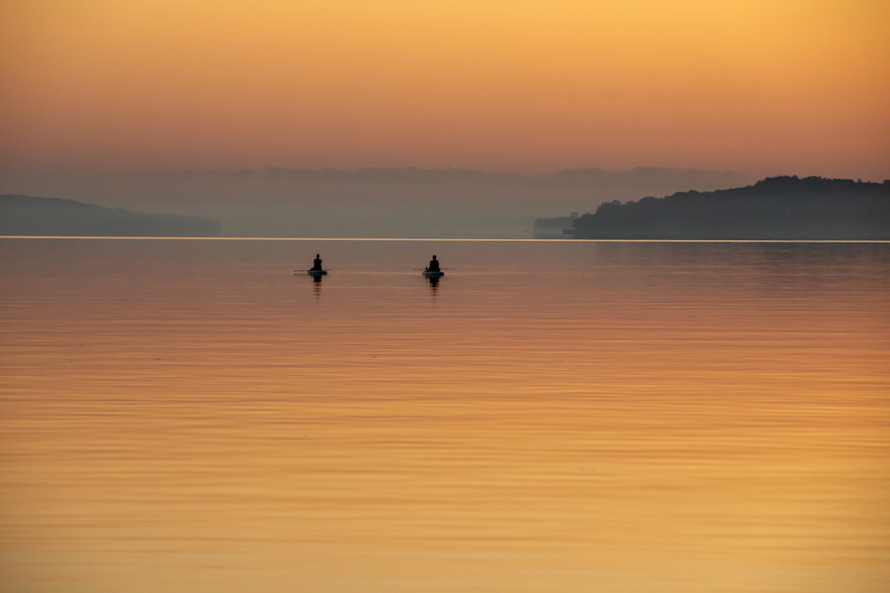 Sunrise seekers in Fontana