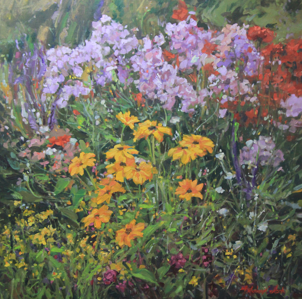 The Height Of Summer Blooms Art | PleinAirParadise.com
