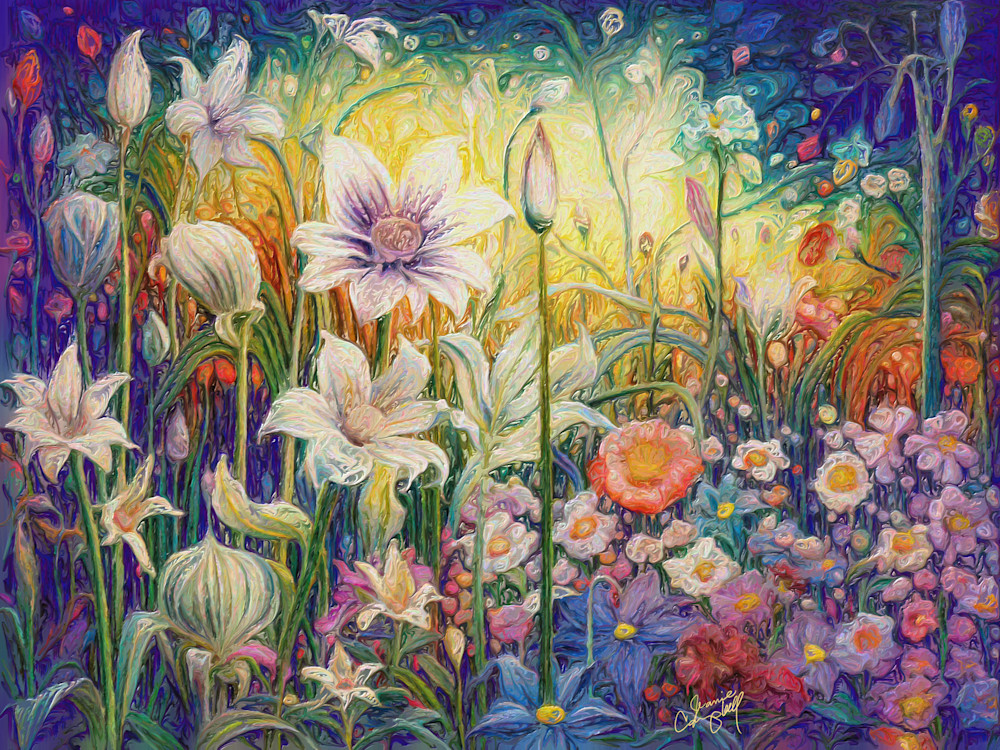 Flower Field Art | Jeanie Campbell