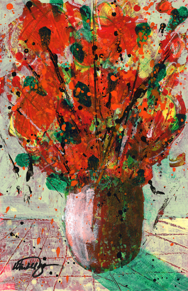 Flowers Of Orange And Yellow No. 5 Art | Wendell Myers