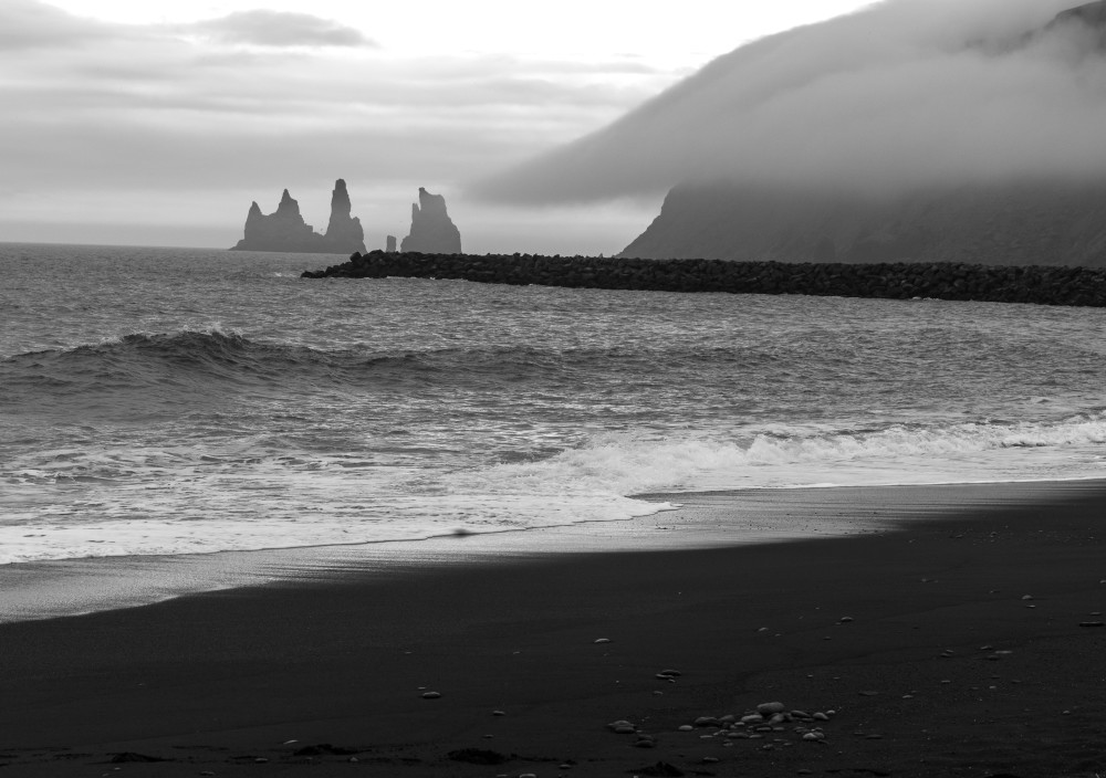 Vik Black Sand And Cliffs Photography Art | John W. Daily Images