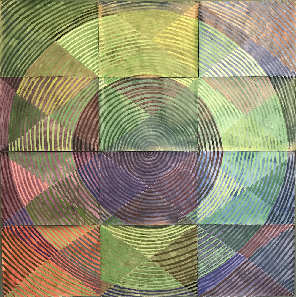 Green Ring (Circles) Art | Alex Cook