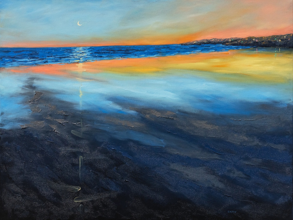 Seaside Moonrise  Art | kathleenmiller