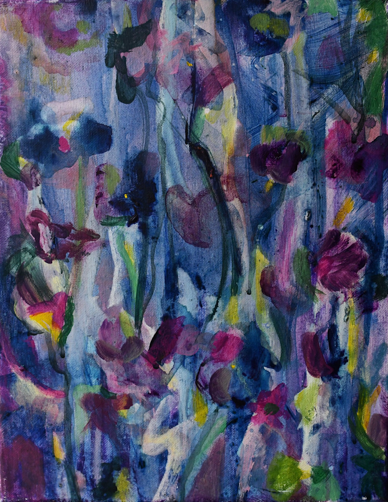 Flower Shadows: Violets Art | All Together Art, Inc Jane Runyeon Works of Art